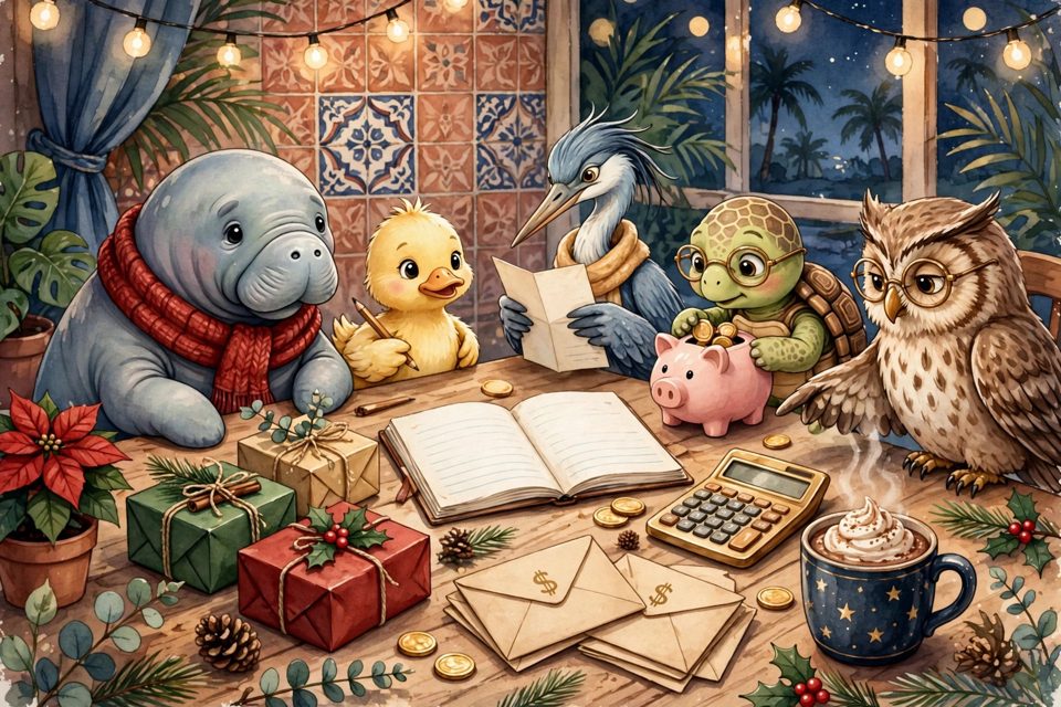 Hoja de presupuesto de Navidad y Black Friday · Christmas & Black Friday Budget Planner