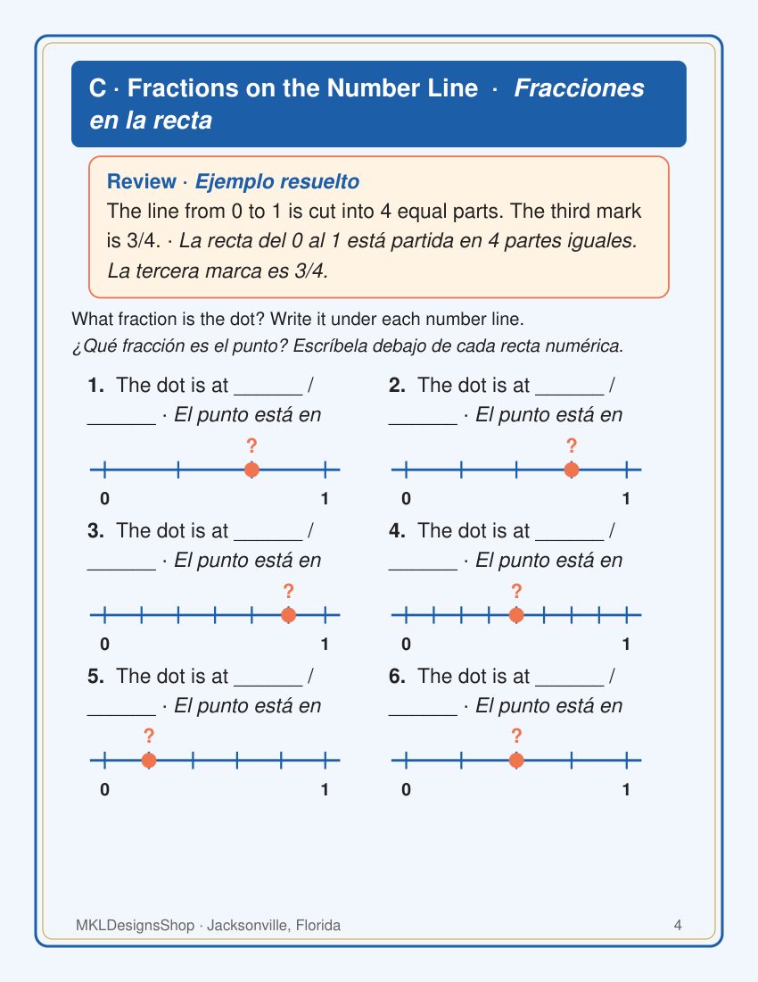 Página real de la muestra de Matemáticas 3.º · Real sample page